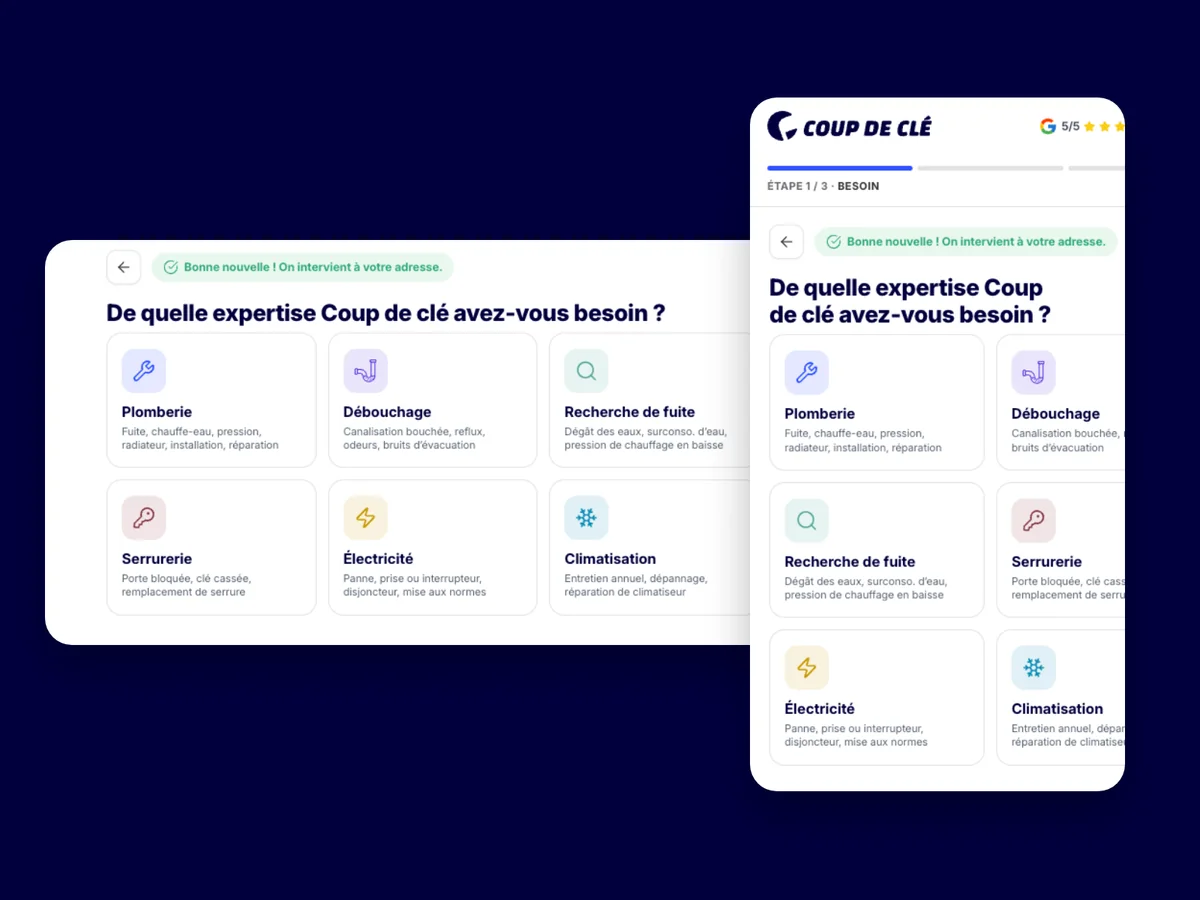 Coup de clé, aperçu du produit