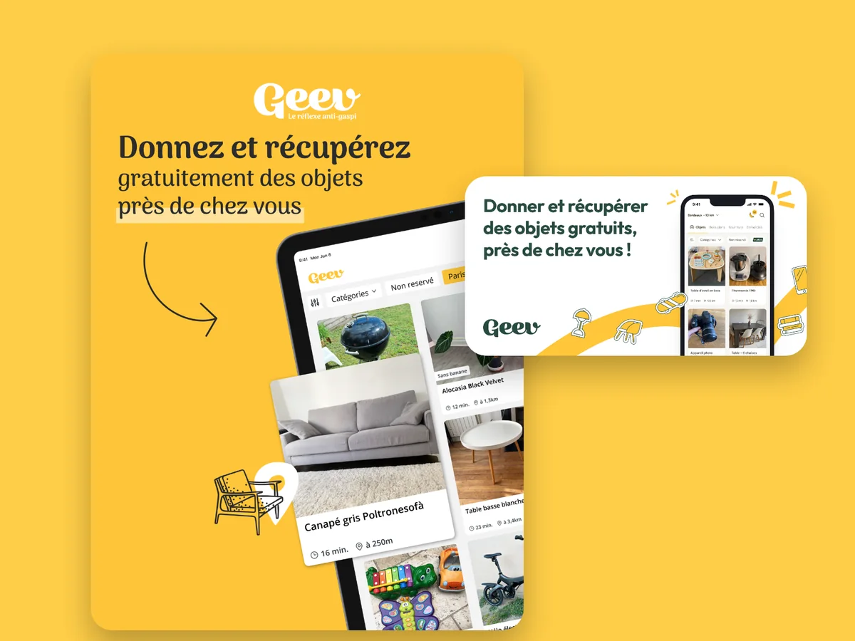 Geev, aperçu du produit